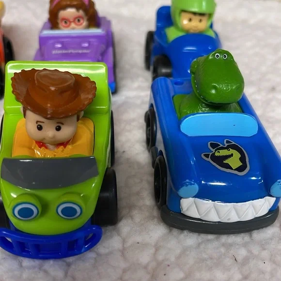 Lot of Fisher Price Vehicles w/ attached characters- 8 Total - Little People - Picture 3 of 8